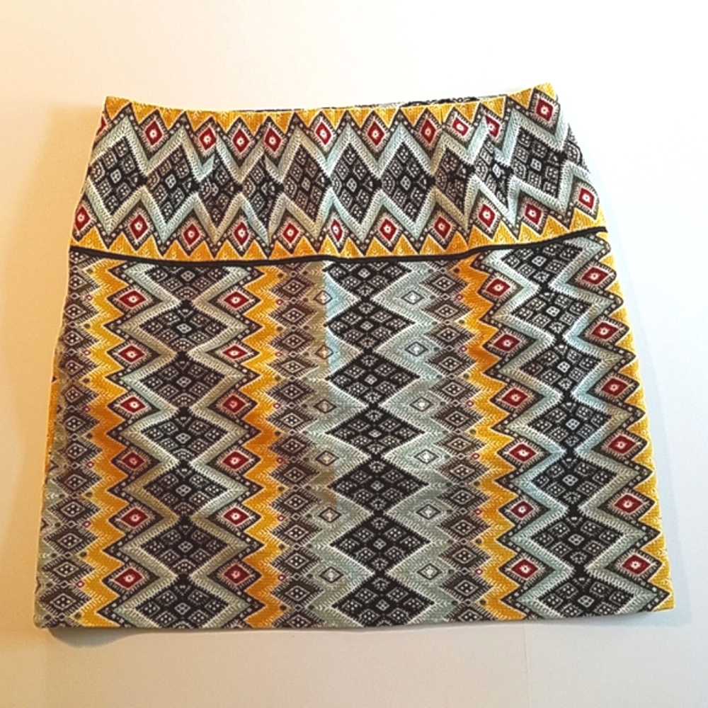 Loft Vibrant Boho Shift Skirt
